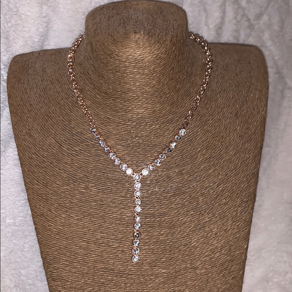Rose gold necklace